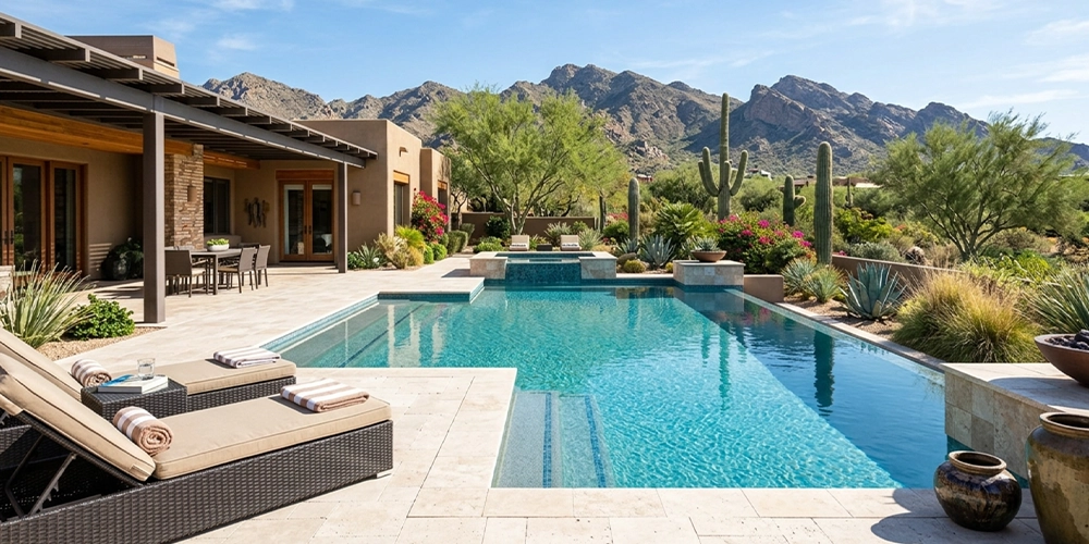Arizona pool cleaning cost factors including pool tools, water testing, and equipment checks