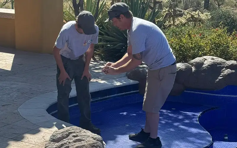 Professional pool inspection service in Scottsdale and Mesa Arizona helping homeowners identify repairs and maintenance priorities